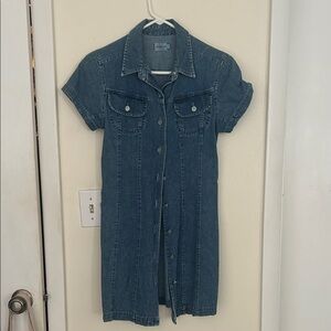 Calvin Klein Jeans Blue Denim Mini Dress